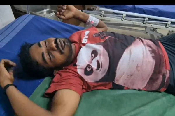 போலீசாரை கத்தியால் தாக்கிய பிரபல ரவுடி : சுட்டுபிடித்த போலீசார் - கடலூரில் பரபரப்பு சம்பவம்