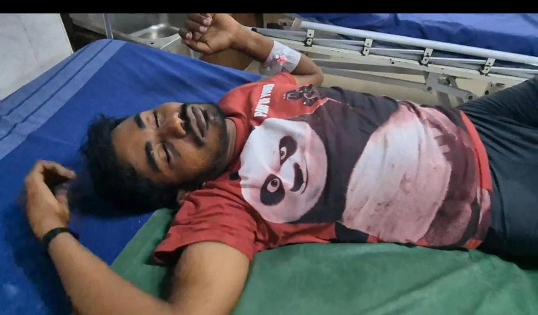 போலீசாரை கத்தியால் தாக்கிய பிரபல ரவுடி : சுட்டுபிடித்த போலீசார் - கடலூரில் பரபரப்பு சம்பவம்