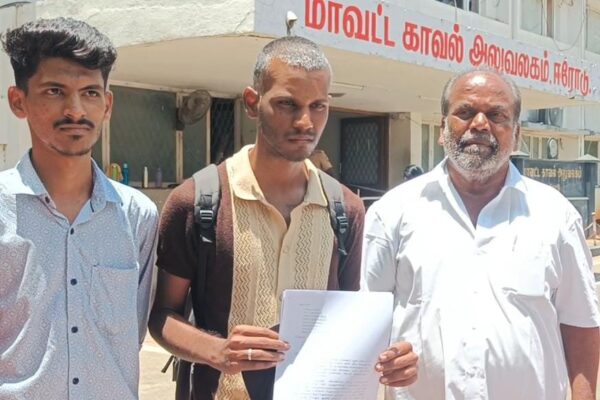 திருட்டு புகாரால் தாய் தற்கொ** : நடவடிக்கை எடுக்ககோரி மகன் எஸ்.பியிடம் மனு