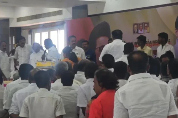 காங்கிரசிற்கு ஒதுக்கியது ஏன்? தவெக வெற்றிக்கு உன் மகன் காரணம் : உதயம் சண்முகம் vs ரகுபதி