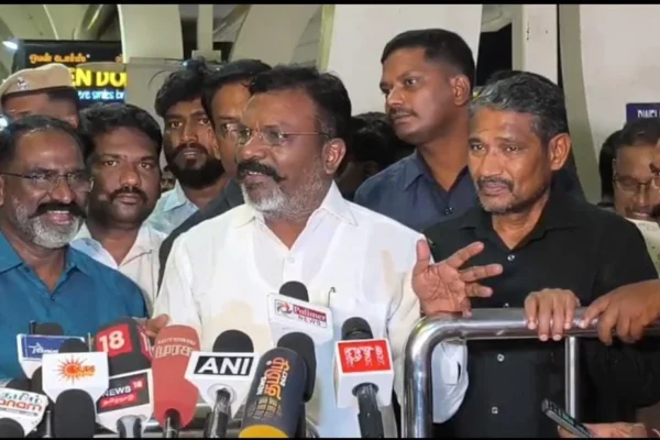 அமைச்சர்களும் தொண்டர் மனநிலையில் உள்ளனர் : திருமாவளவன்