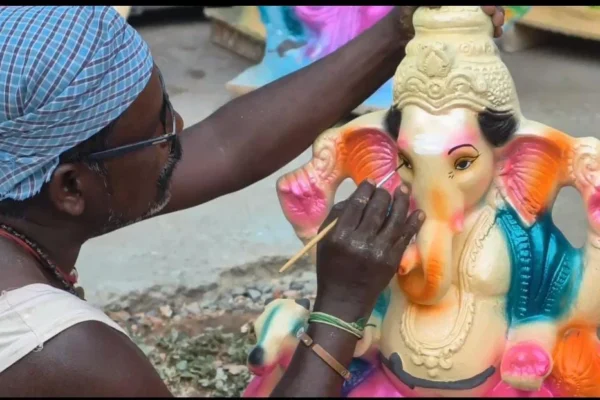 விநாயகர் சதுர்த்தி: விநாயகர் சிலைகள் தயாரிப்பு