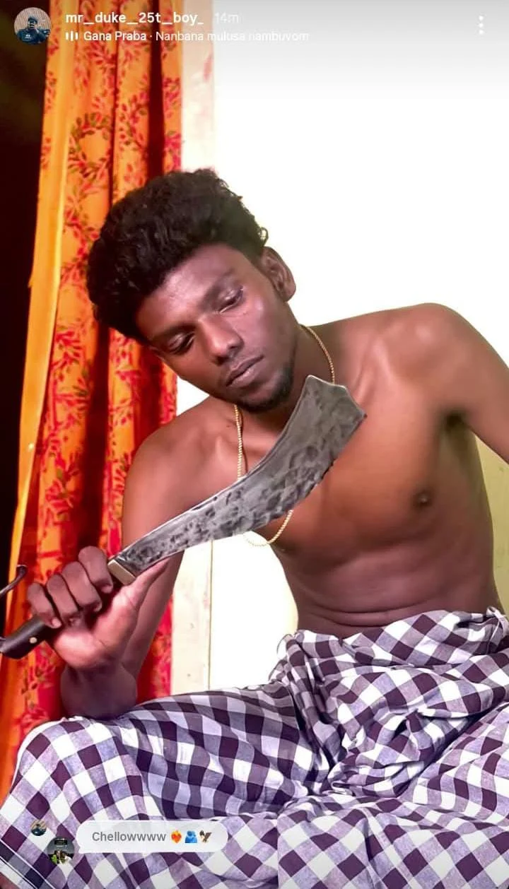 இன்ஸ்டாவில் அரிவாளுடன் புகைப்படம் : இளைஞர் கைது
