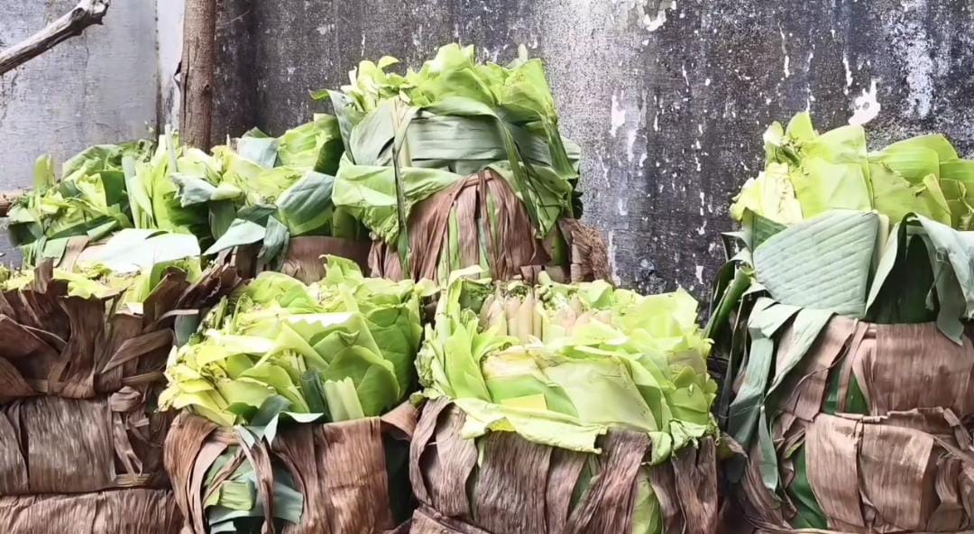 வாழை இலை விலை கிடுகிடு உயர்வு : ஆண்டிப்பட்டியில்ஒரு கட்டு வாழை இலை ரூ.6000க்கு விற்பனை