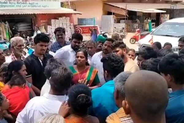 நாங்கள் என்ன முட்டாளா? : தவெக எம்.எல்.ஏவை முற்றுகையிட்டு விவசாயிகள் சரமாரி கேள்வி
