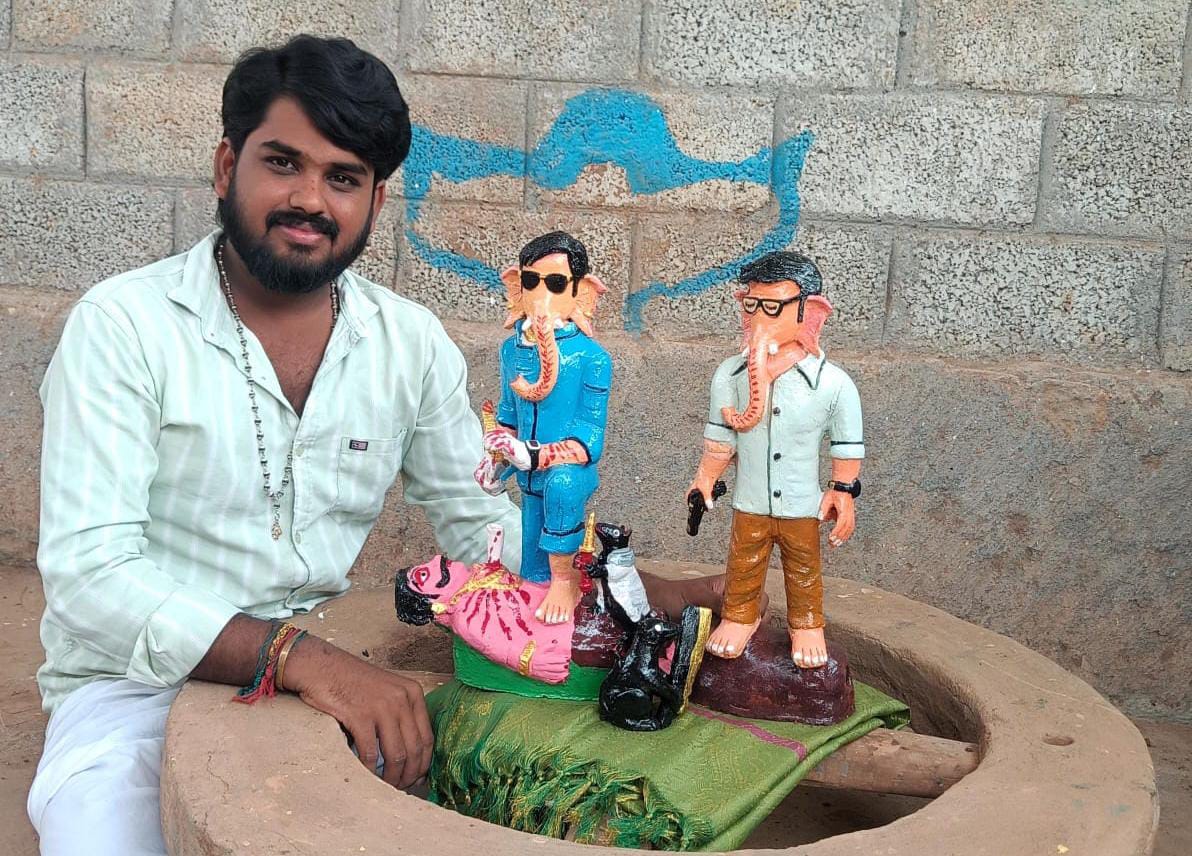 'தர்மன்', 'ஜெயிலர்-2' ஸ்டைலில் விநாயகர் சிலைகள்