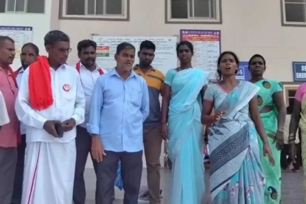 சி.பி.எம்(எல்) நிர்வாகி மீது கொலை வெறி தாக்குதல் : போலீசார் பஞ்சாயத்து பேசியதாக புகார்