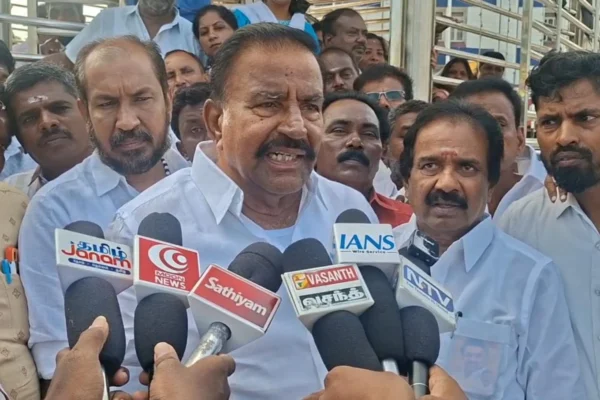 தவெக கூட்டணி பாஜகவுடன் மறைமுக உறவு : கே.என்.நேரு