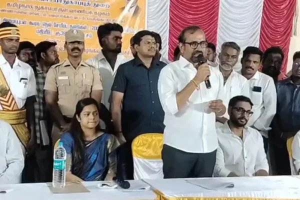 விவசாயிகளுக்கு எதிராக செயல்படுபவர்கள் மீது நடவடிக்கை : அமைச்சர் வெங்கடரமணன்