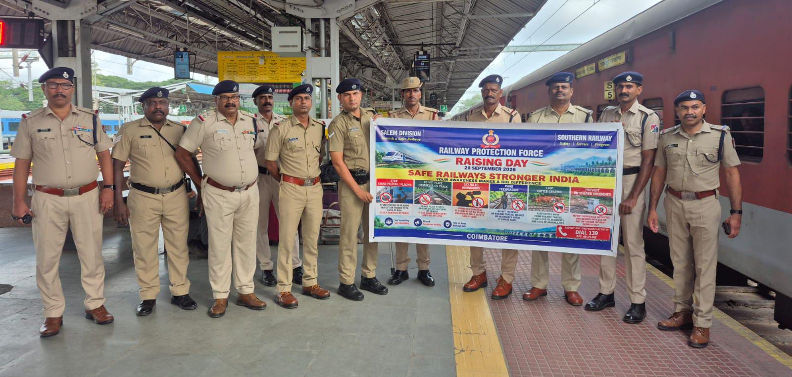 RPF Raising Day : ரயில்வே போலீசார் விழிப்புணர்வு