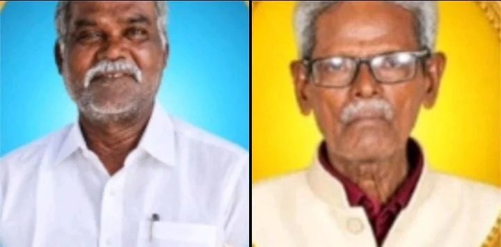 டூவிலர் மீது தனியார் பேருந்து மோதி விபத்து : இரு முதியவர்கள் உயிரிழப்பு