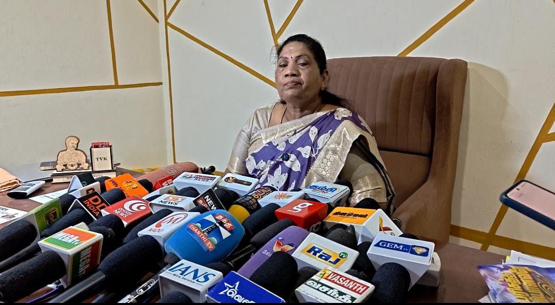 தனிமனித தாக்குதல் திமுகவுக்கு கைவந்த கலை – தவெக வேட்பாளர் சத்தியபாமா
